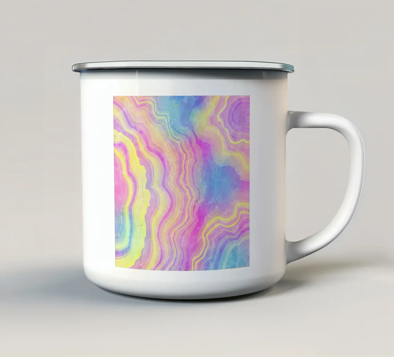 Agata neon Texture 08 tazza in smalto da Gemstone Textures