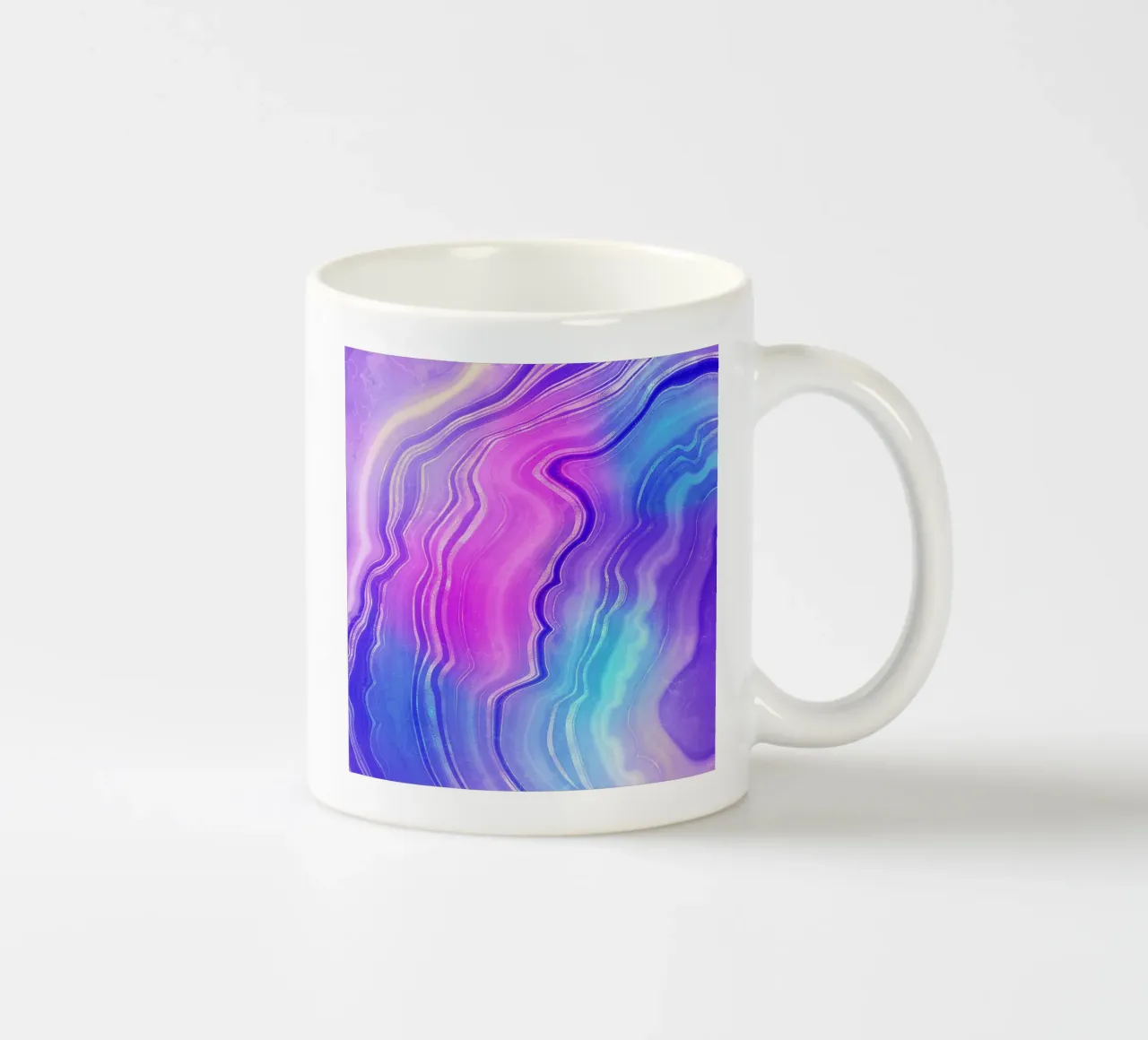 Texture agata neon 09 tazza in ceramica da Gemstone Textures