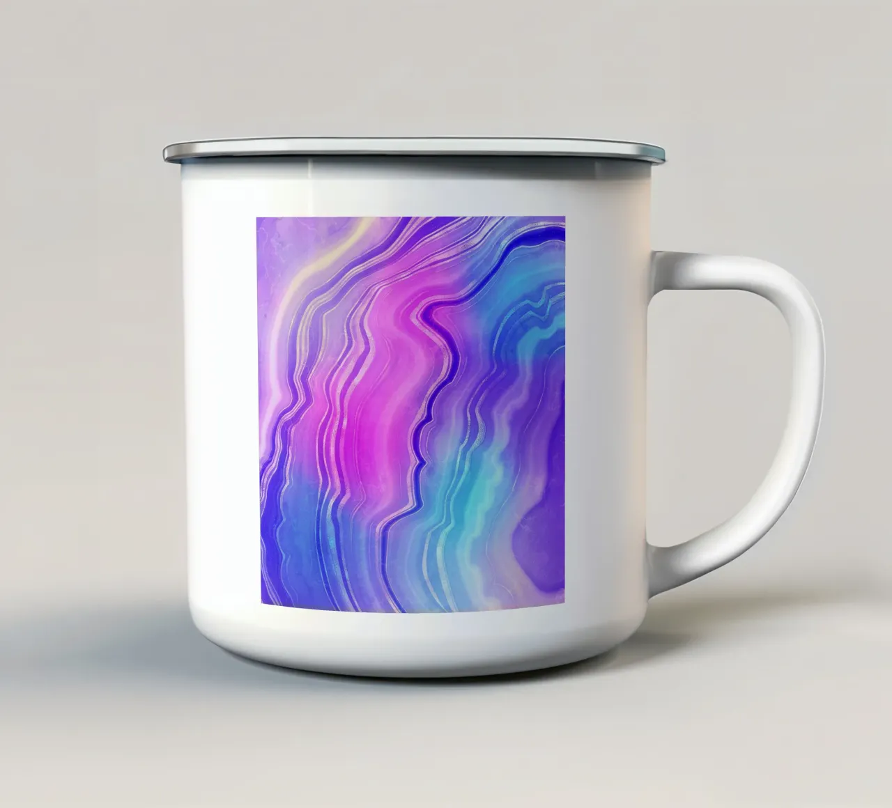 Texture agata neon 09 tazza in smalto da Gemstone Textures
