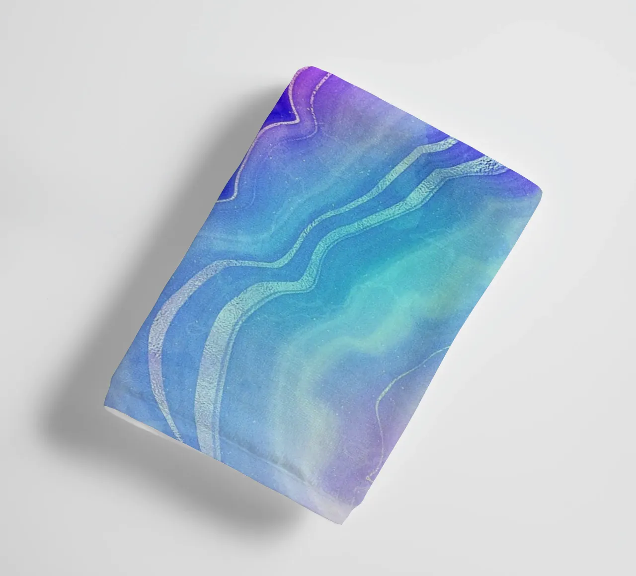 Neon Agate Texture 09 towel by Gemstone Textures
