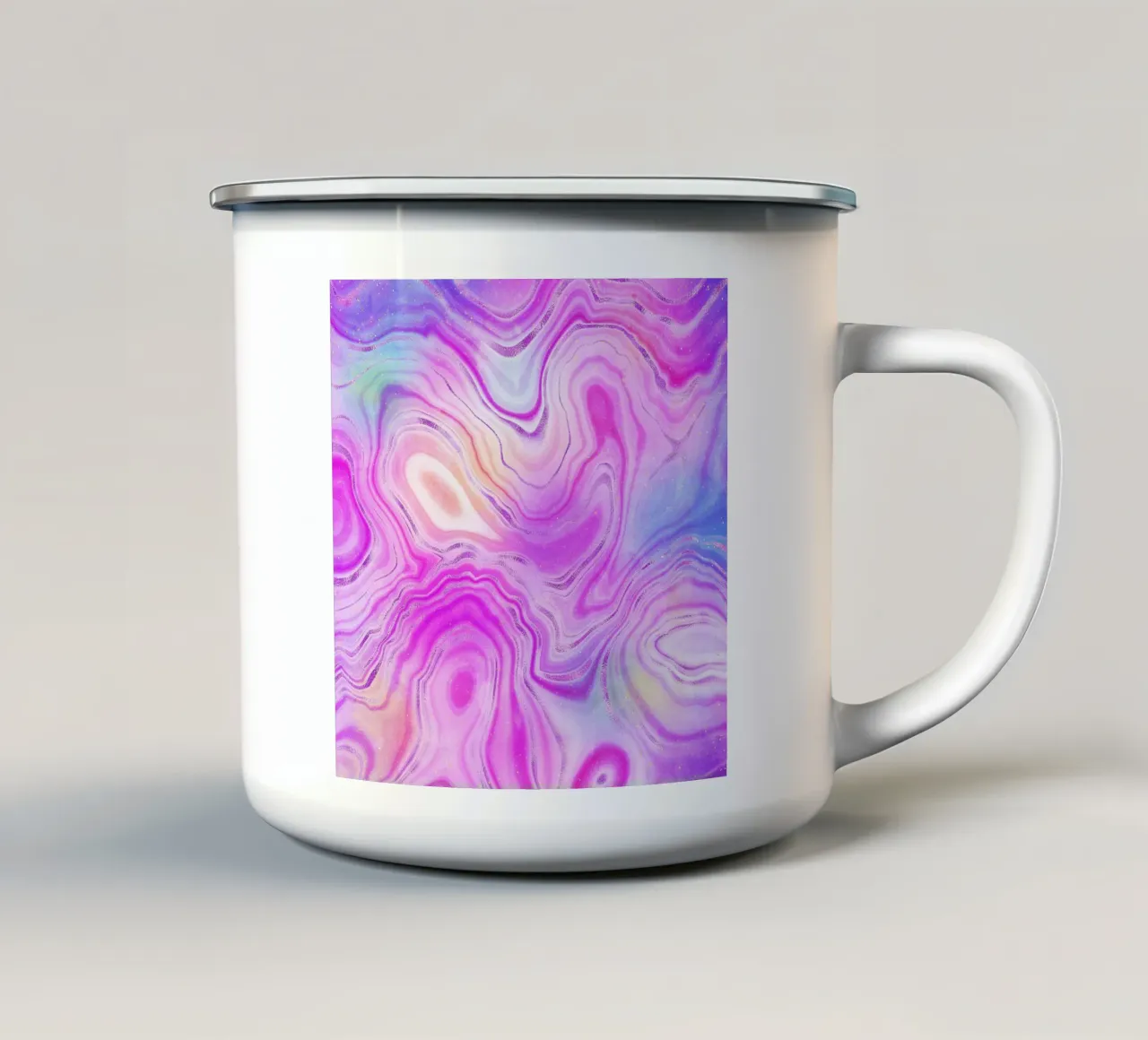 Ágata neón Textura 10 taza de esmalte de Gemstone Textures