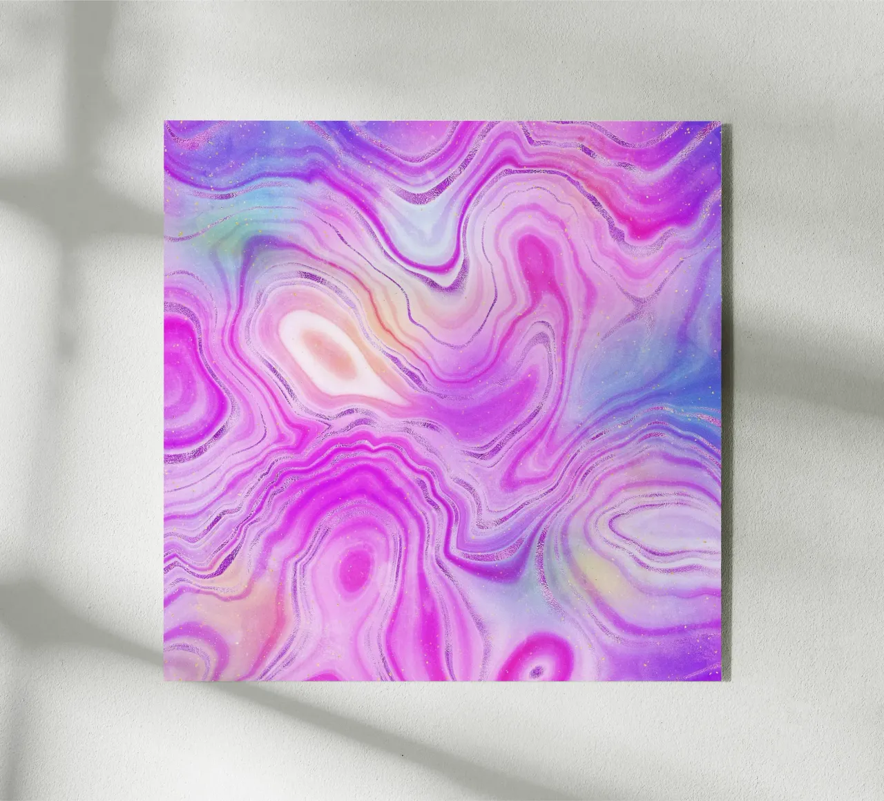 Neon-Achat Textur 10 Acryl-Glas von Gemstone Textures