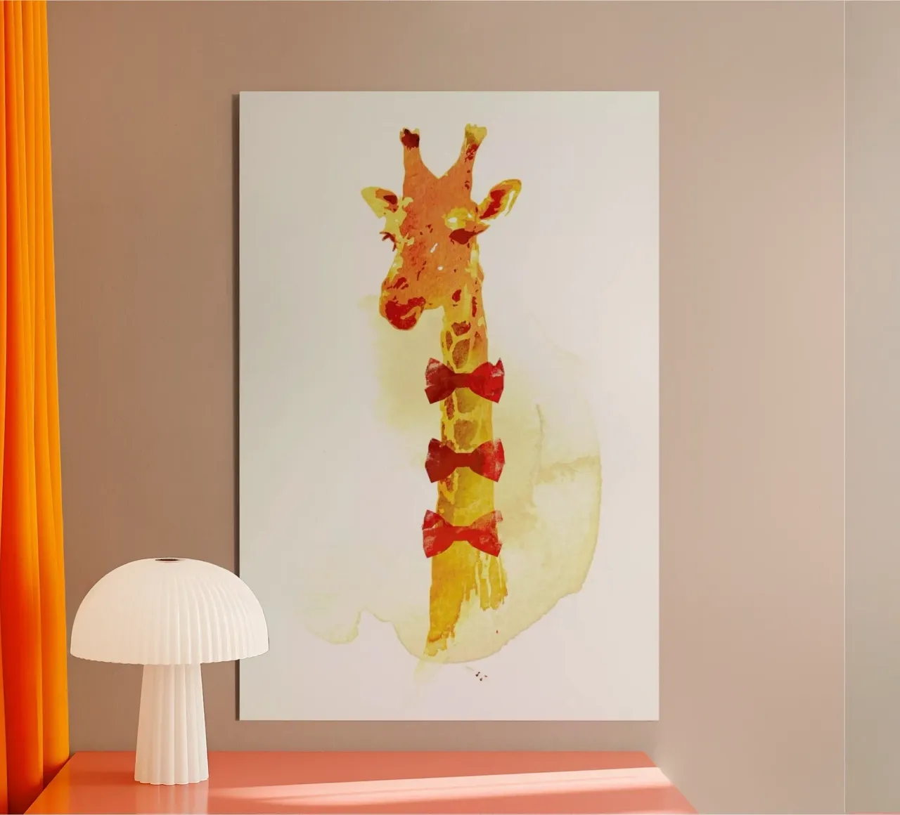 Elegant Giraffe alluminio dibond da Róbert Farkas