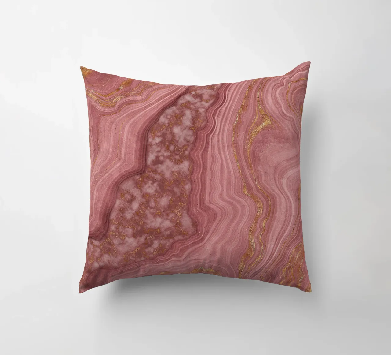 Texture agata rosa 03 cuscino da Gemstone Textures