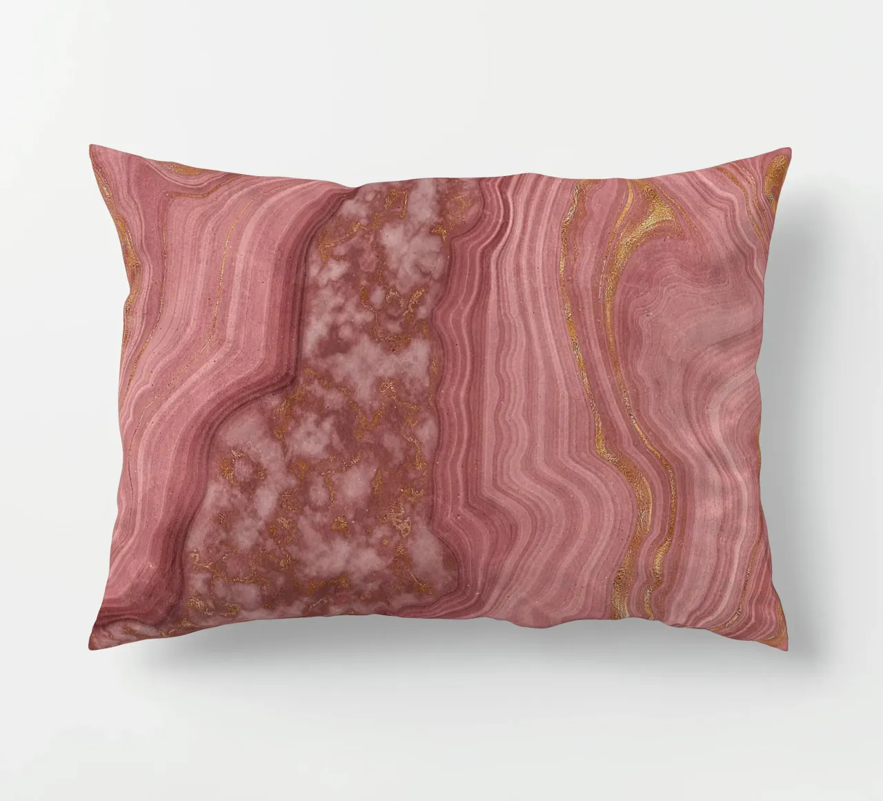 Texture agata rosa 03 cuscino da Gemstone Textures