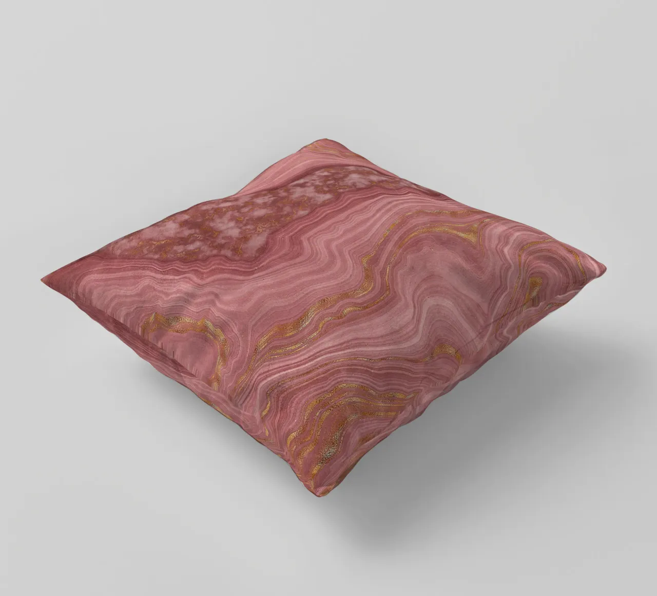 Texture agata rosa 03 cuscino da Gemstone Textures