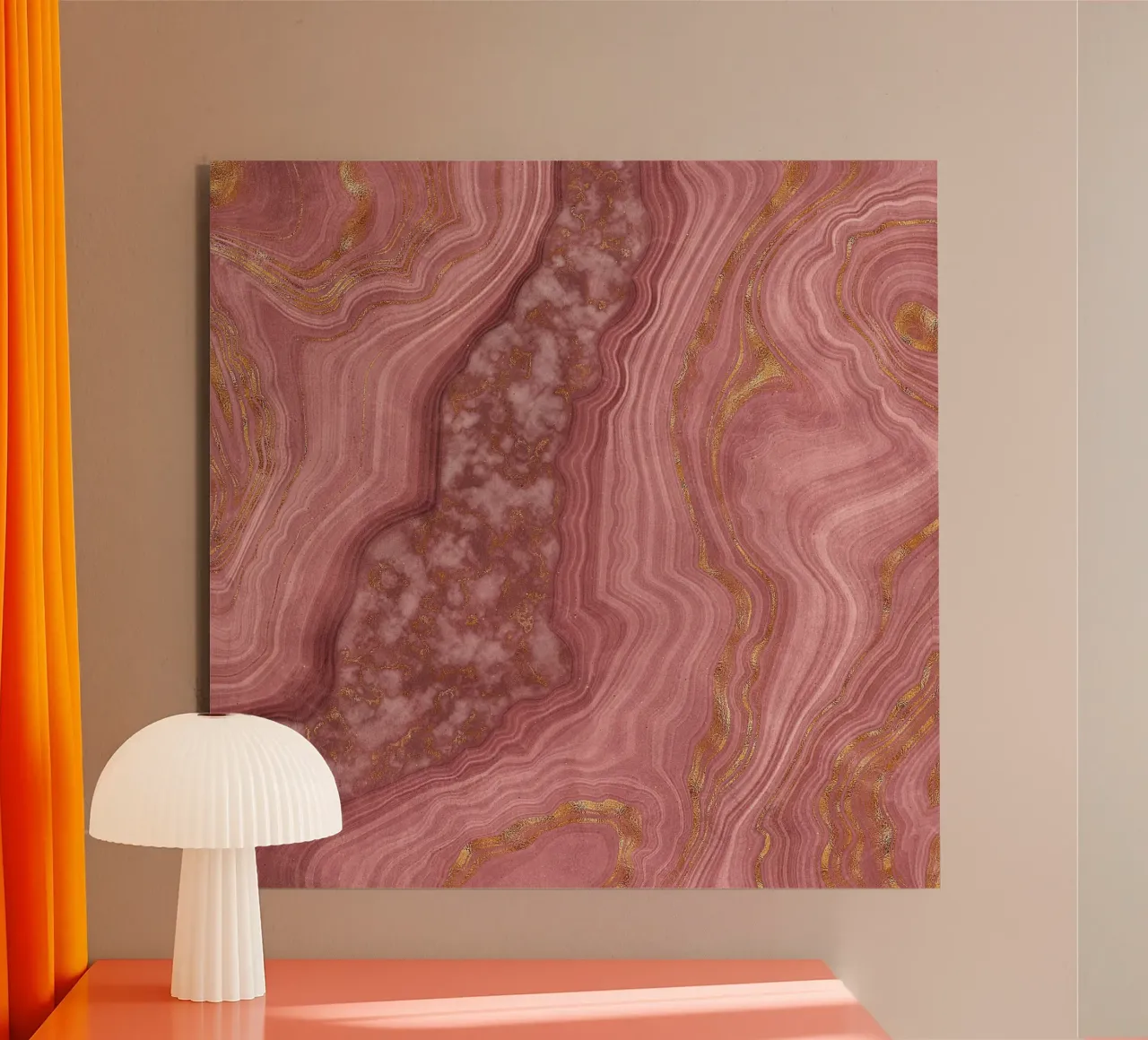 Texture agata rosa 03 alluminio dibond da Gemstone Textures