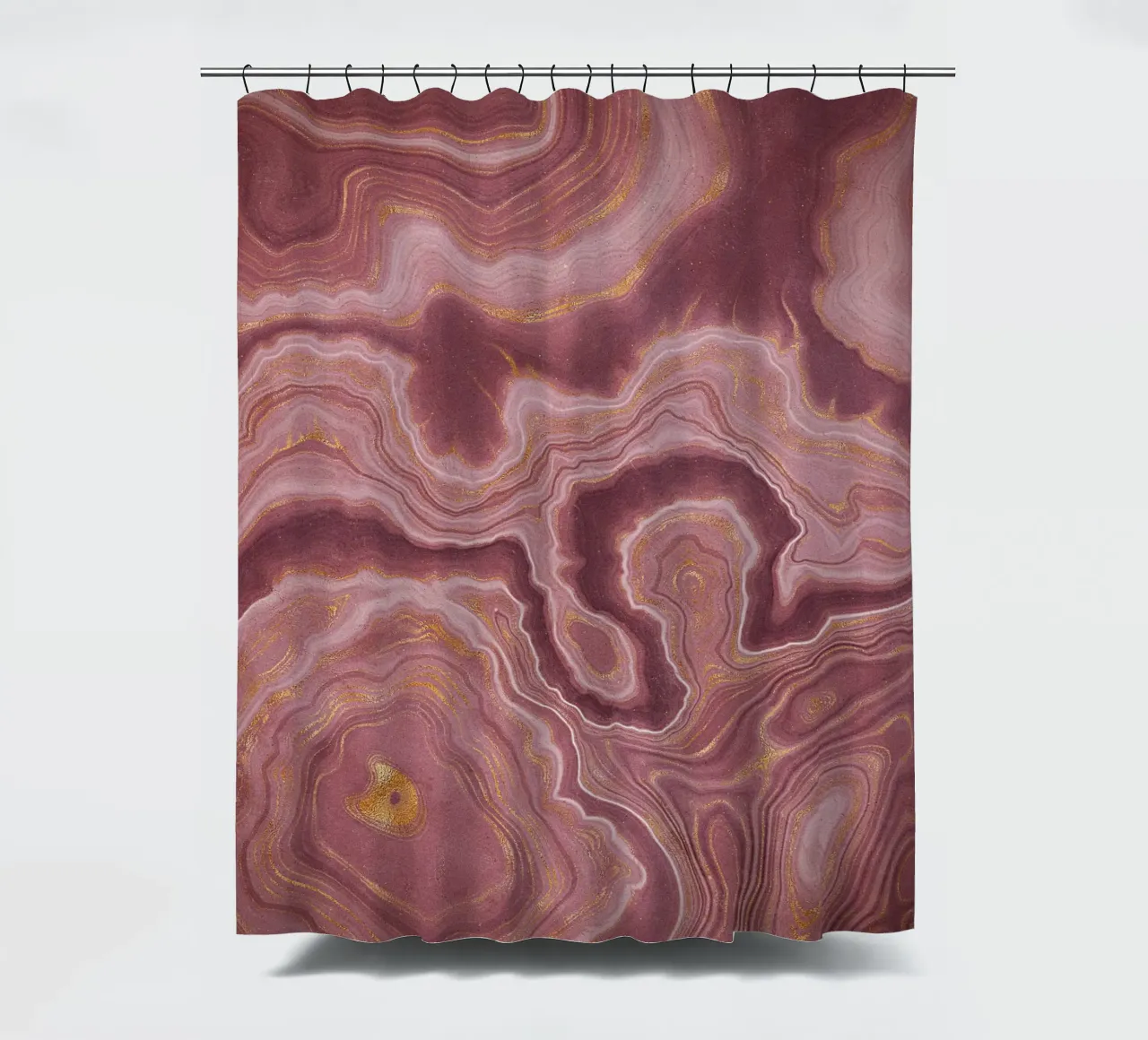 Agata rosa Texture 04 tenda da doccia da Gemstone Textures