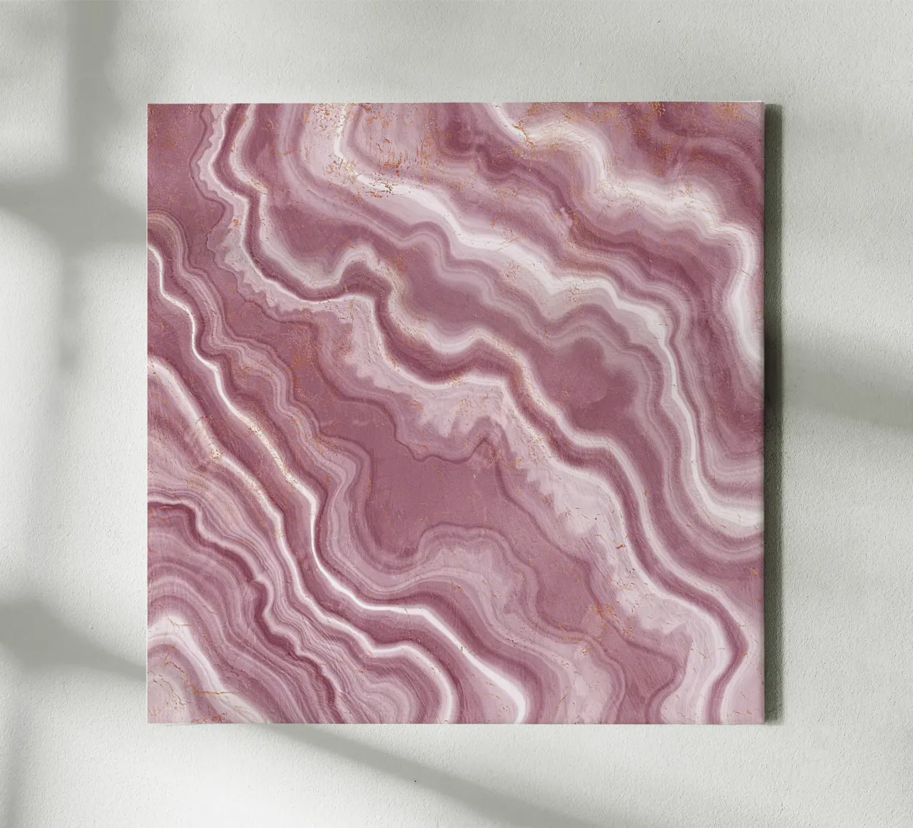 Agata rosa Texture 06 tela con Cornice a cassetta da Gemstone Textures