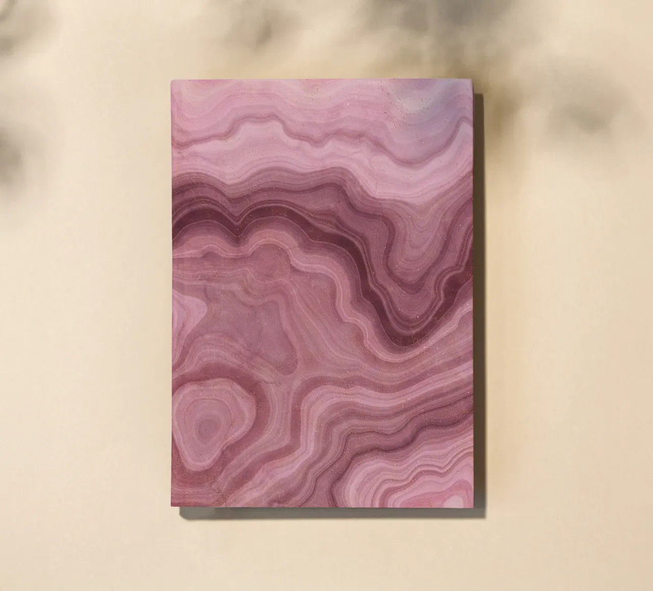 Pink Agate Texture 07 notebook by Gemstone Textures