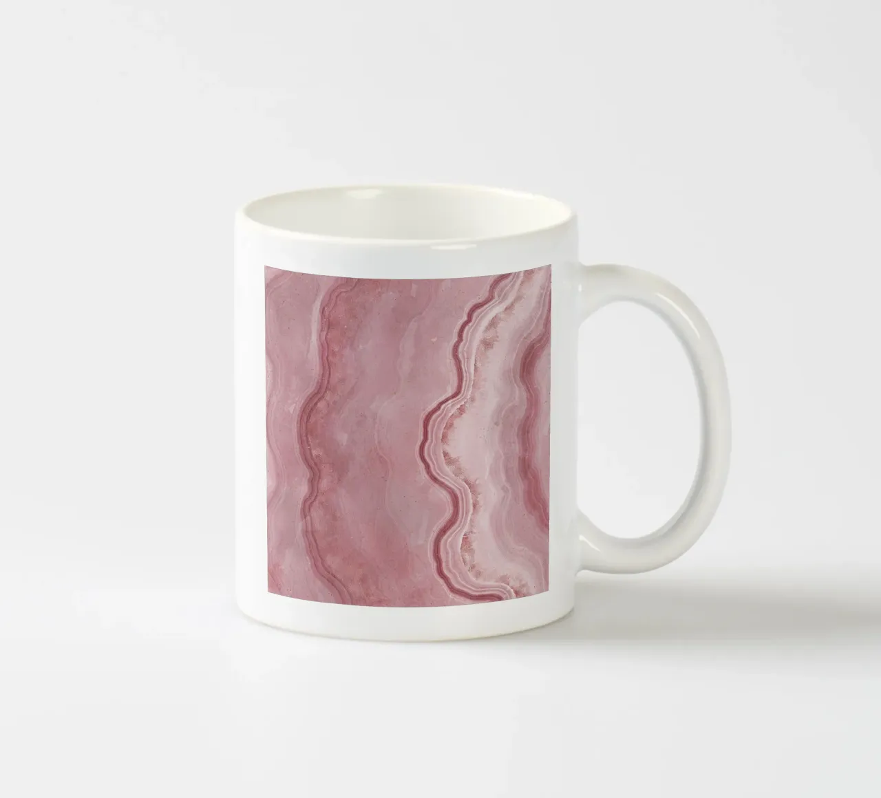 Agata rosa Texture 10 tazza in ceramica da Gemstone Textures