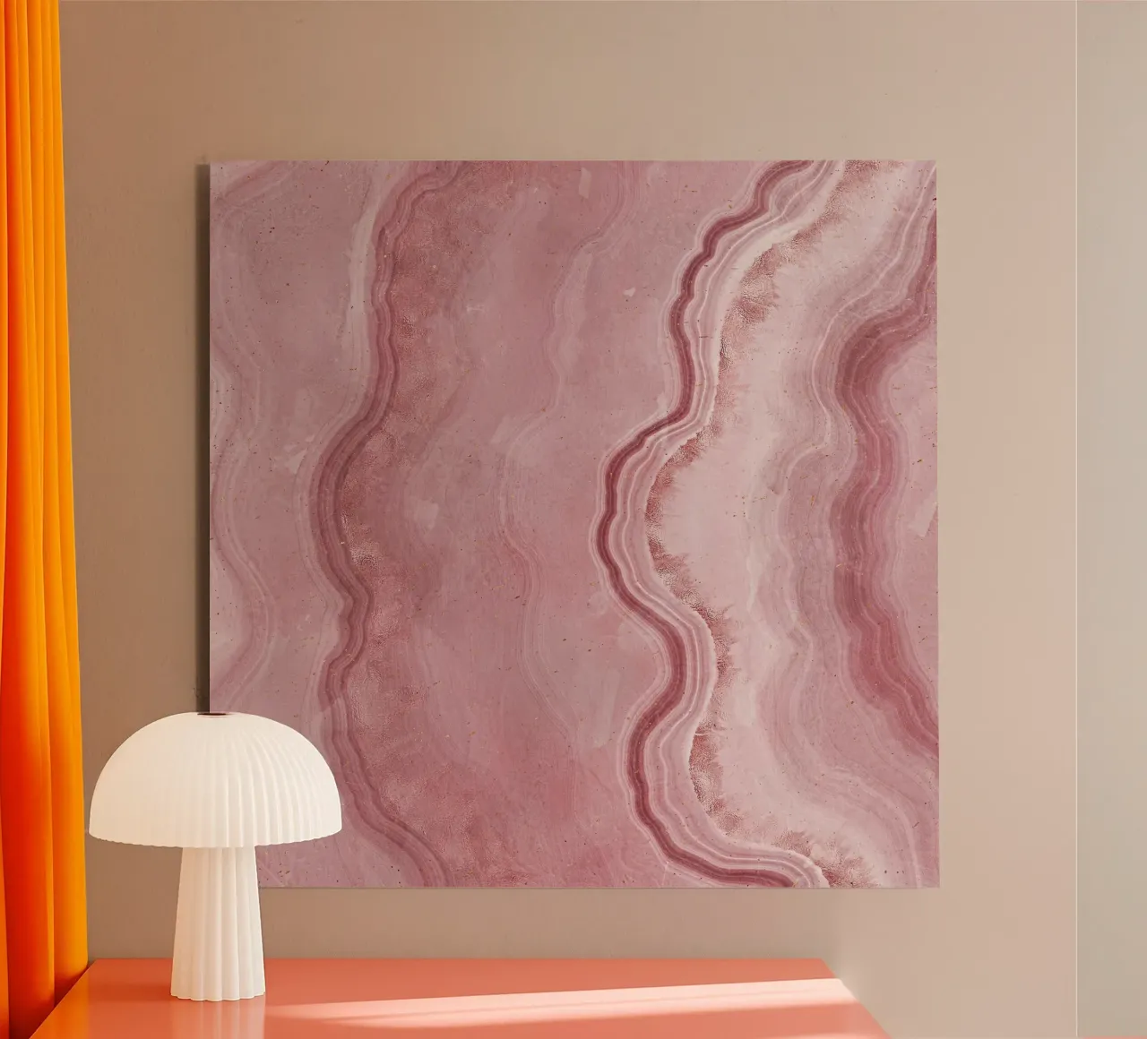 Agata rosa Texture 10 alluminio dibond da Gemstone Textures