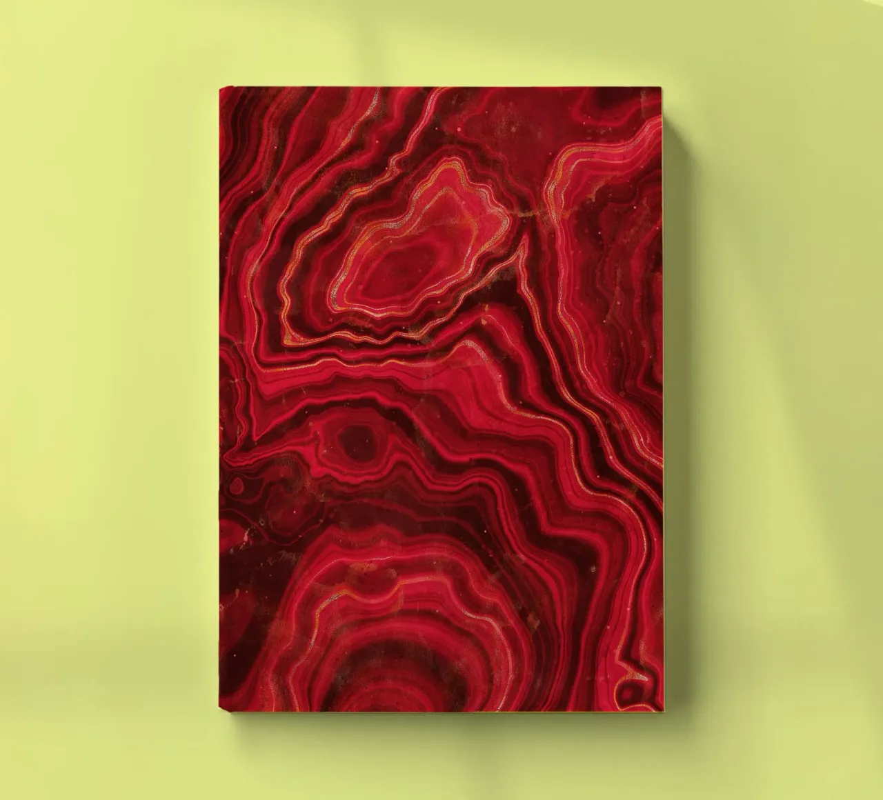 Red Agate Texture 02 notebook by Gemstone Textures