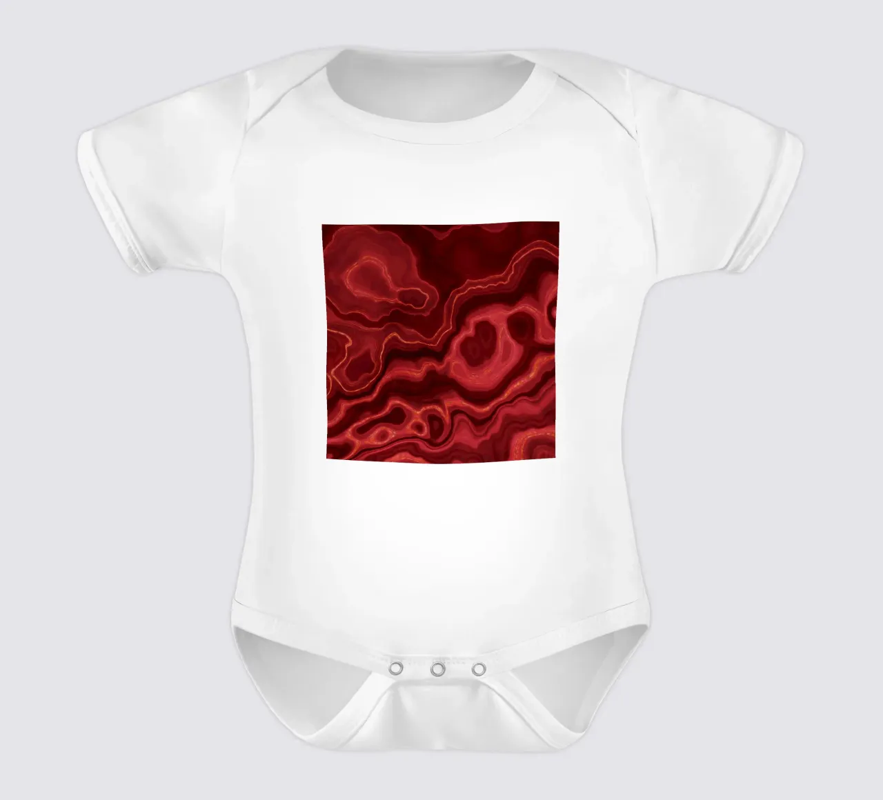 Agata rossa Texture 03 body neonato maniche corte da Gemstone Textures