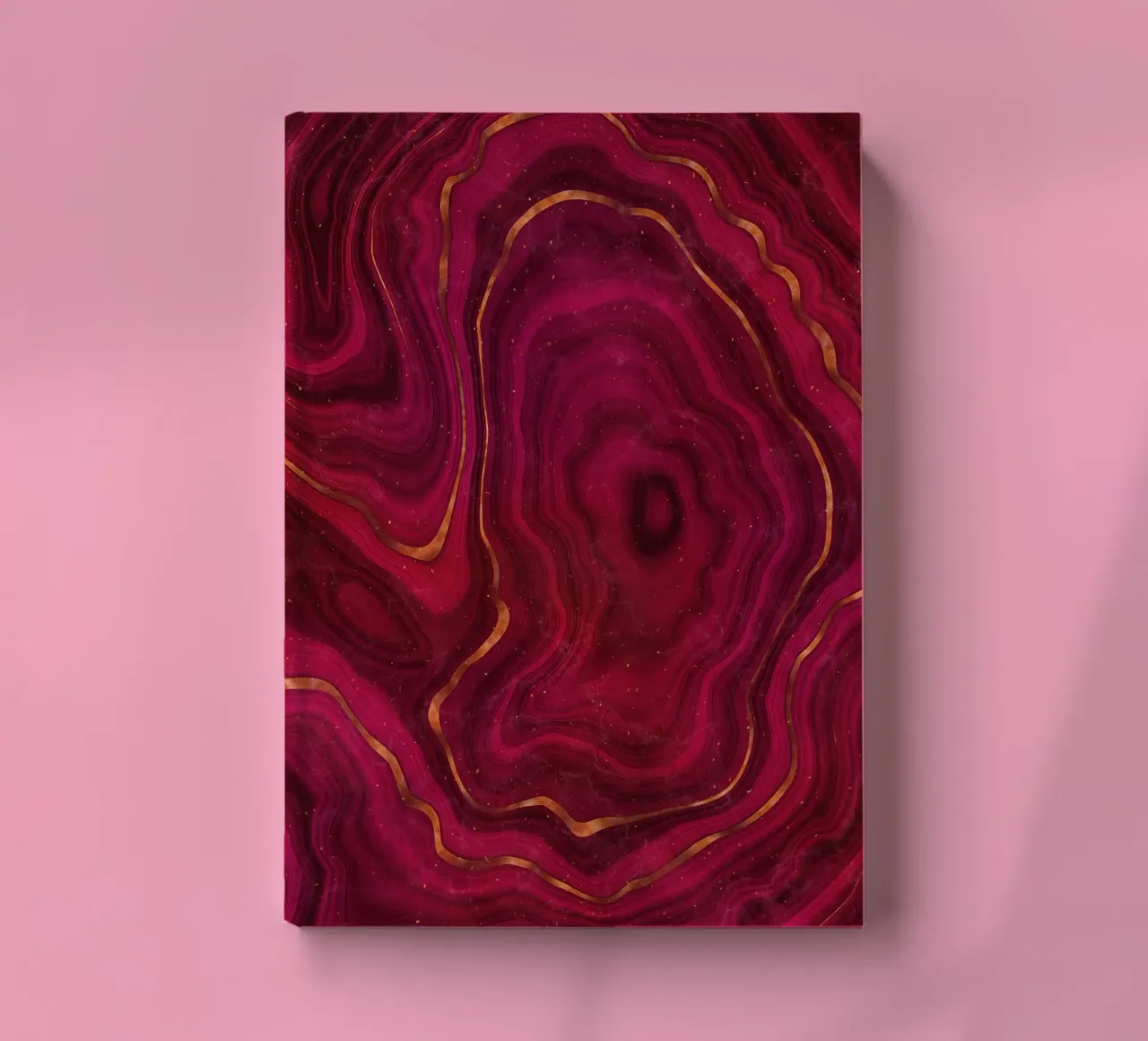 Red Agate Texture 05 notebook by Gemstone Textures