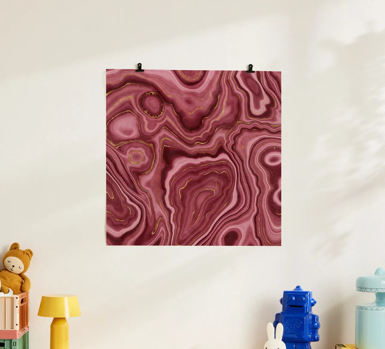 Agata rossa Texture 06 poster da Gemstone Textures