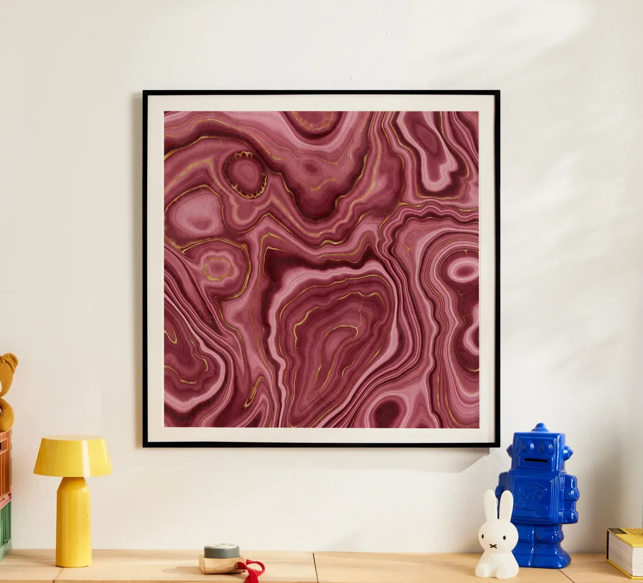 Agata rossa Texture 06 poster da Gemstone Textures