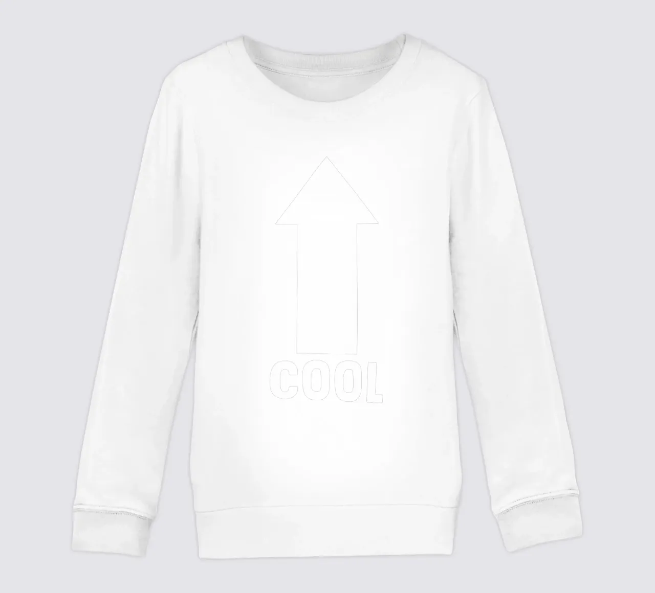 Cool Motivational Inspirational Minimalistic Arrow (freccia minimalista) felpa bambino da sillyindustries