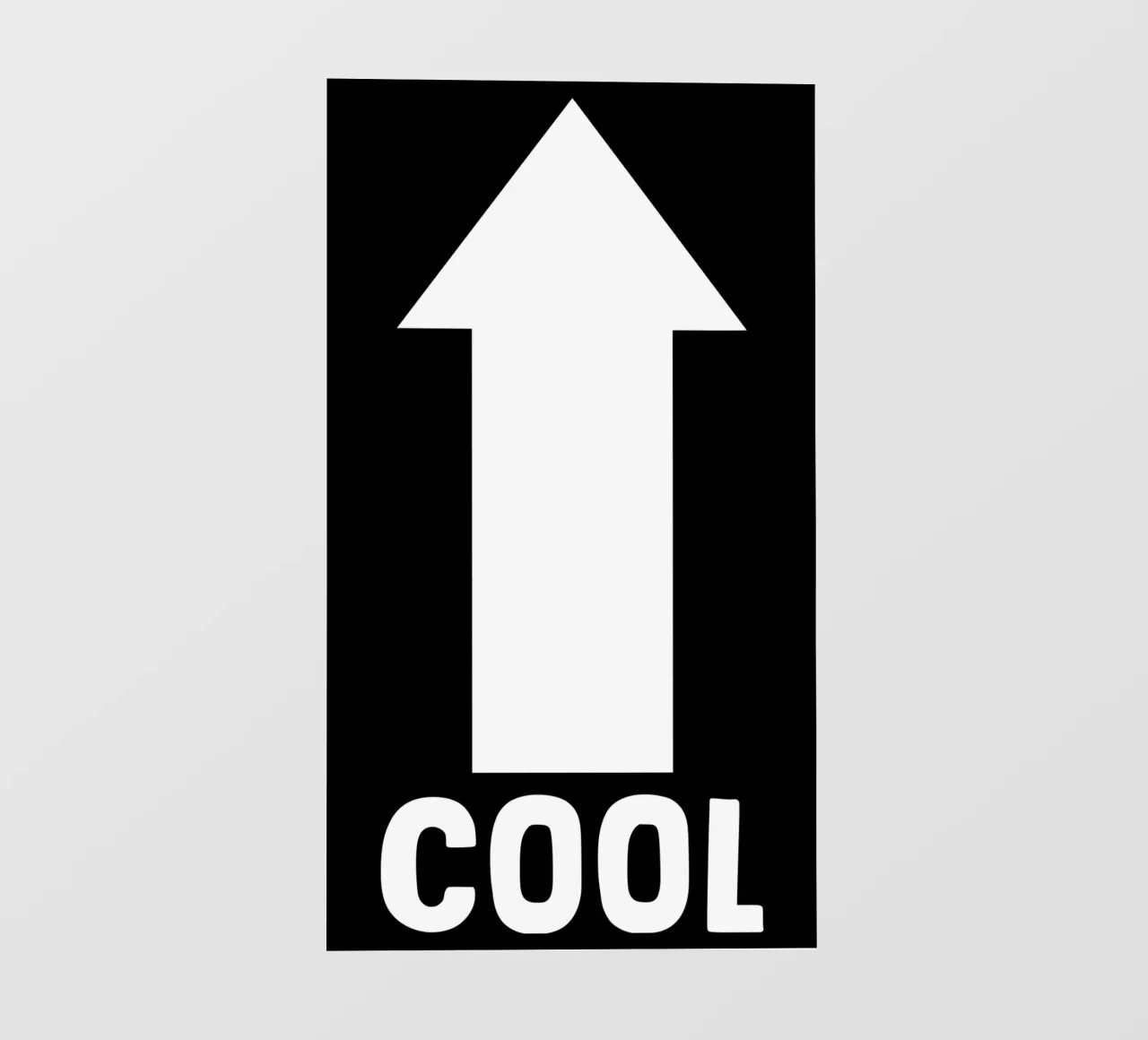 Cool Motivational Inspirational Minimalistic Arrow (freccia minimalista) pellicola backlit da sillyindustries