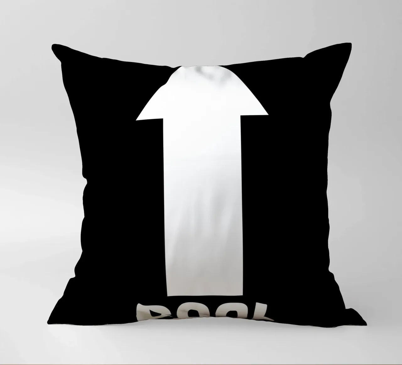 Cool Motivational Inspirational Minimalistic Arrow (freccia minimalista) cuscino da sillyindustries