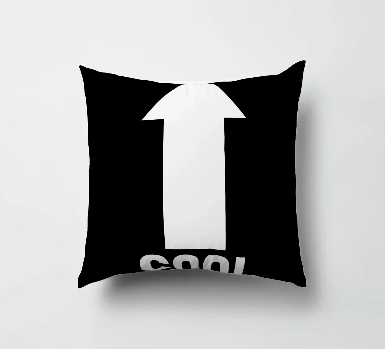 Cool Motivational Inspirational Minimalistic Arrow (freccia minimalista) cuscino da sillyindustries