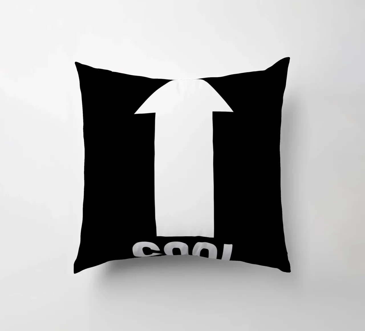 Cool Motivational Inspirational Minimalistic Arrow (freccia minimalista) cuscino da sillyindustries