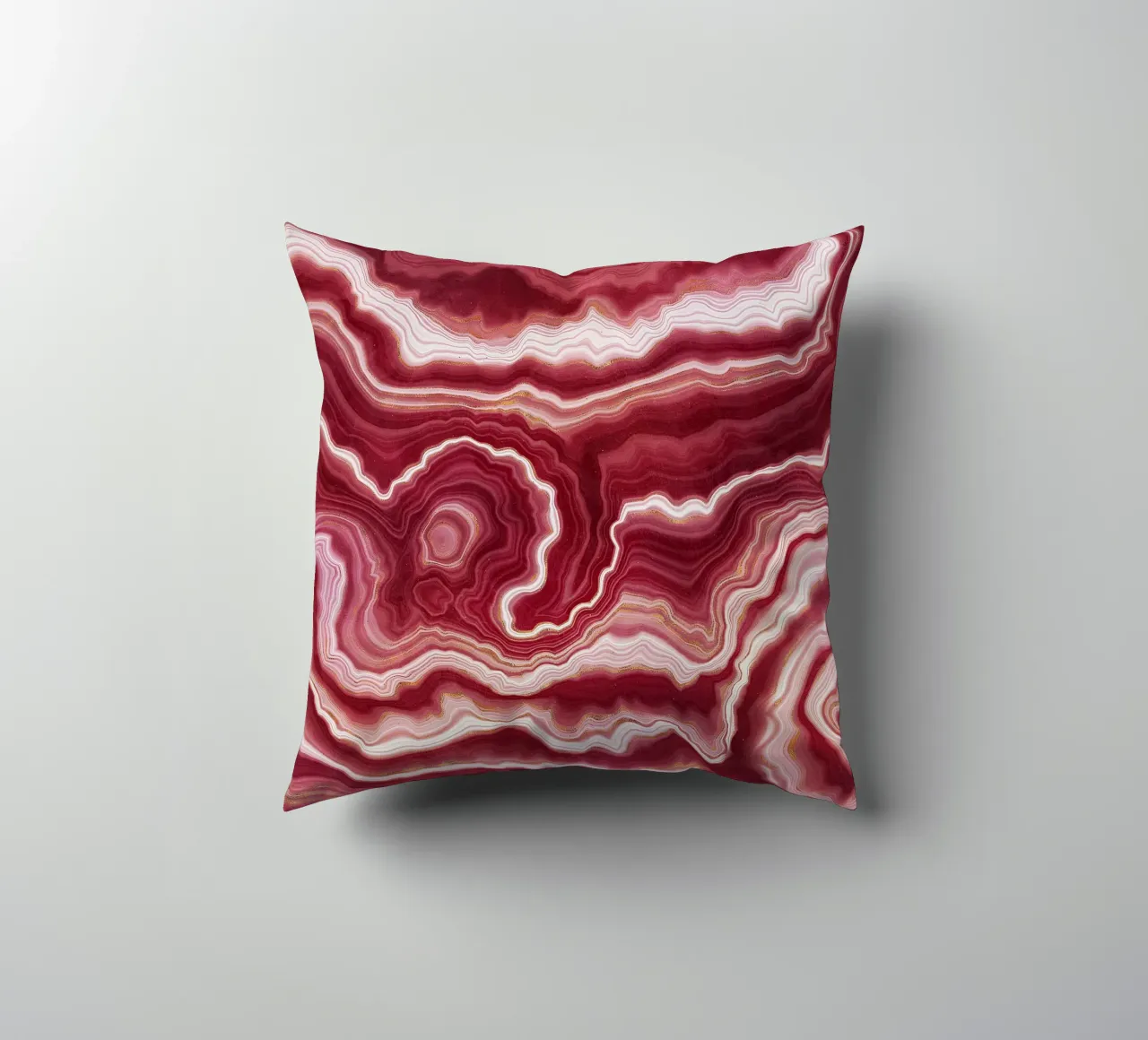 Agata rossa Texture 10 cuscino da Gemstone Textures