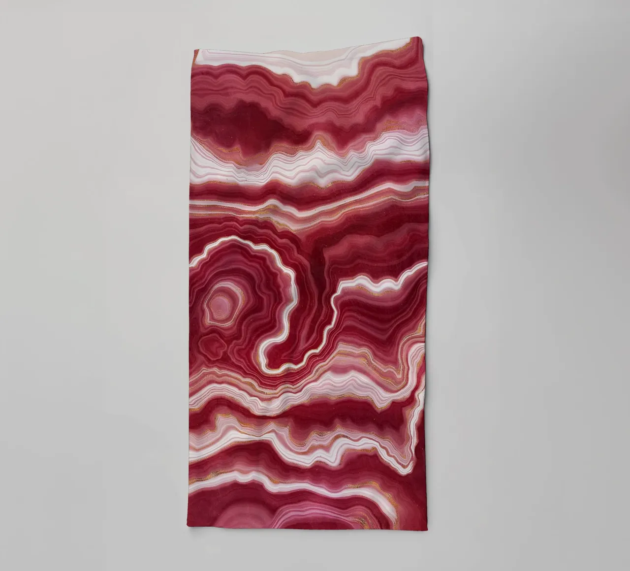 Agata rossa Texture 10 asciugamano da bagno da Gemstone Textures