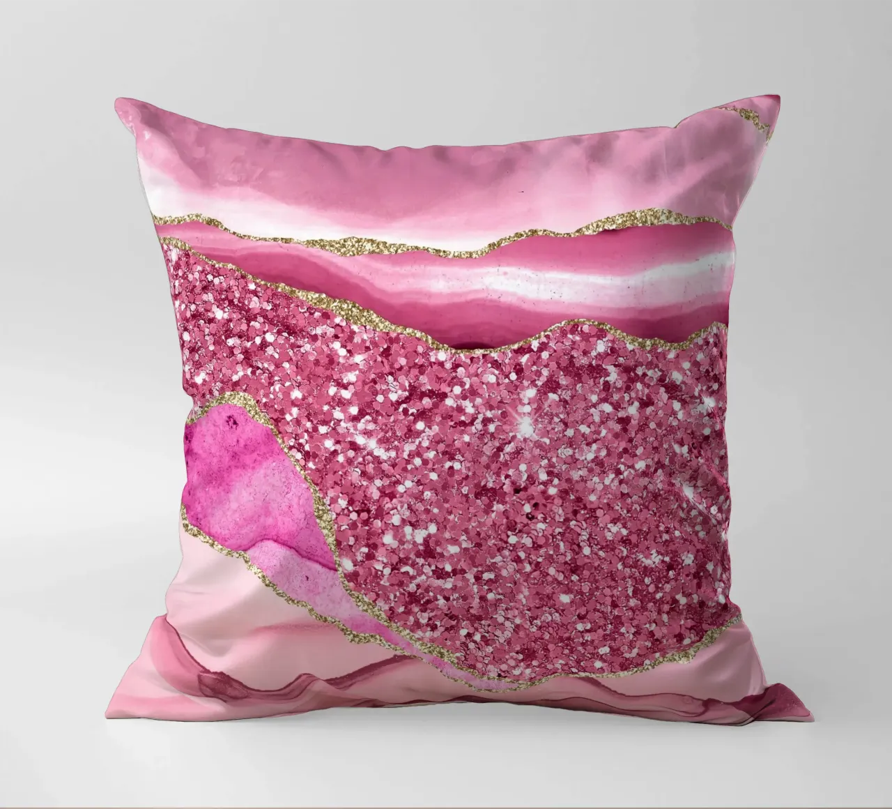 Agata Glitter Dazzle Texture 01 cuscino da Gemstone Textures
