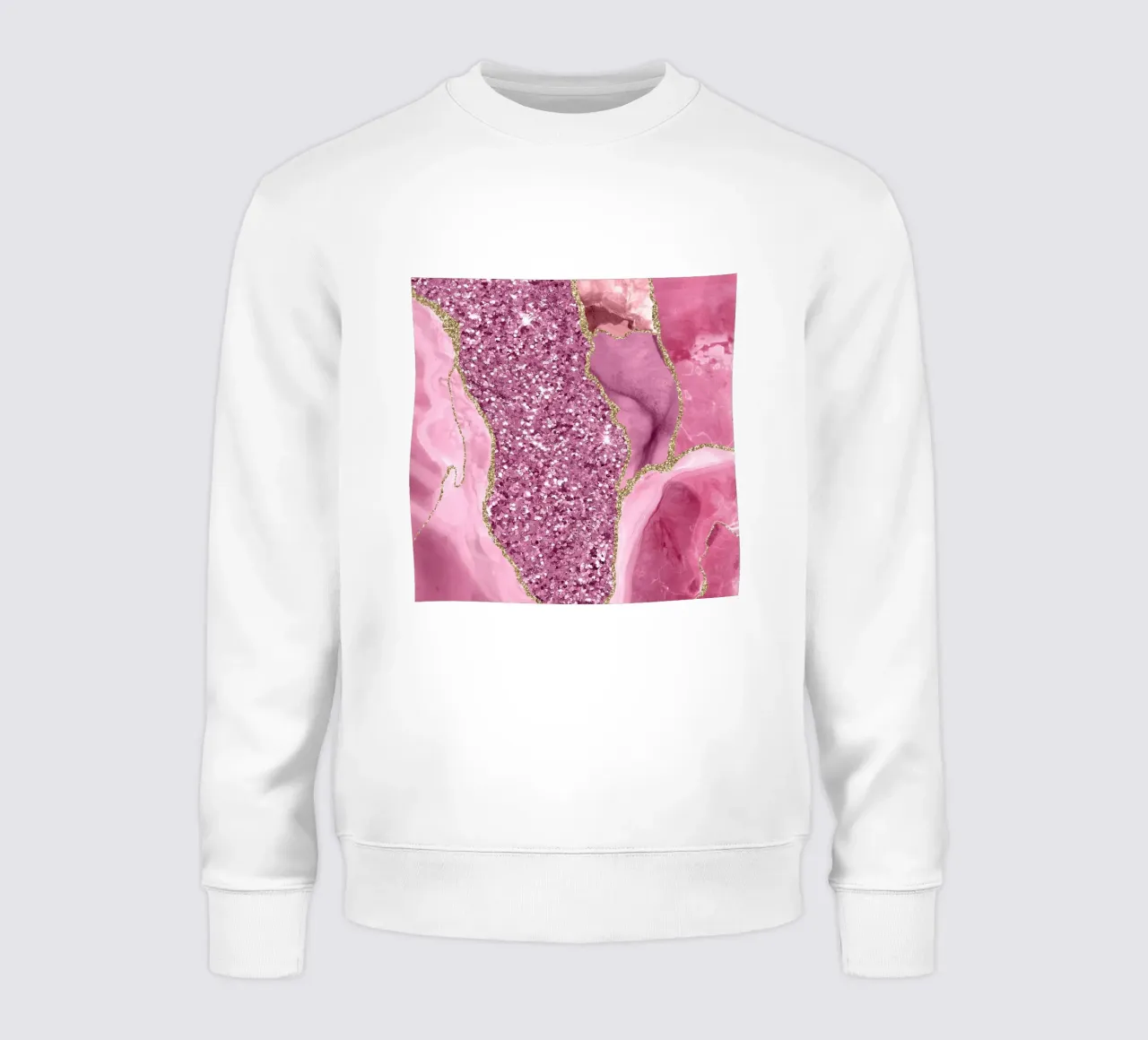 Ágata Brillo Deslumbrante Textura 03 sudadera de Gemstone Textures