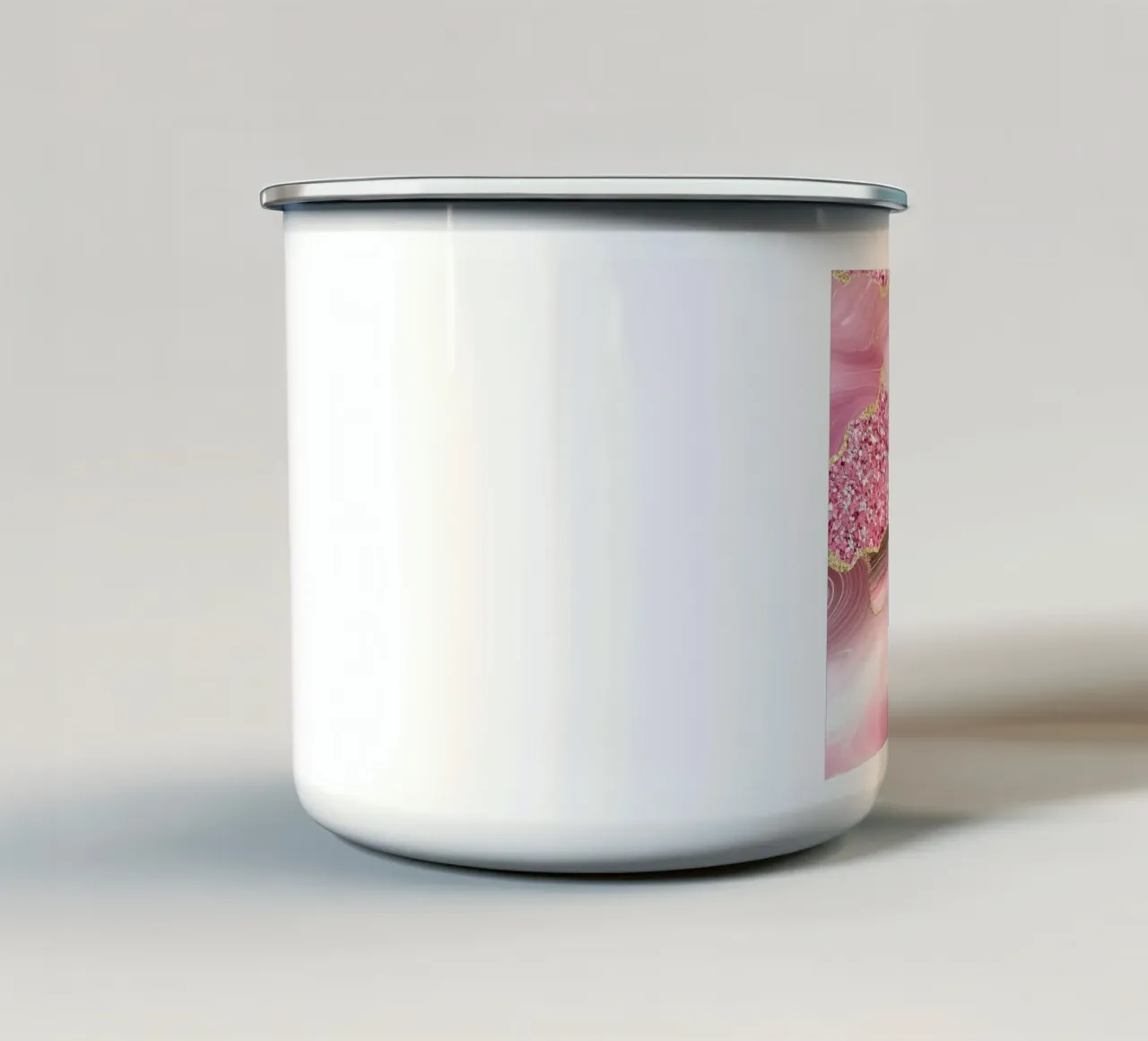 Agata Glitter Dazzle Texture 04 tazza in smalto da Gemstone Textures