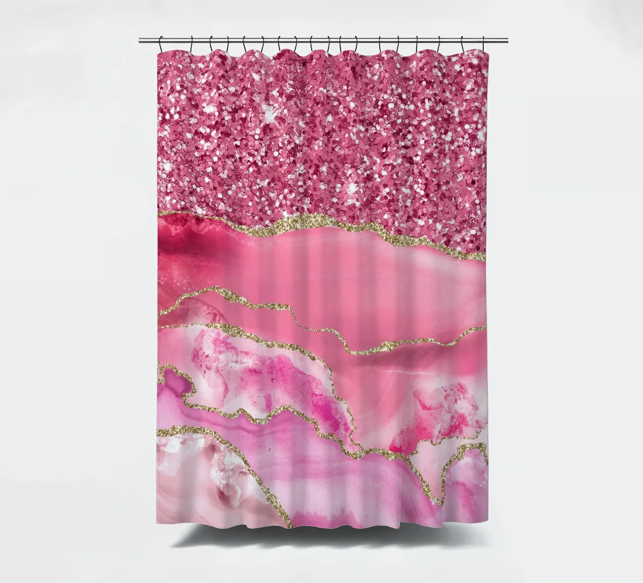 Agata Glitter Dazzle Texture 06 tenda da doccia da Gemstone Textures