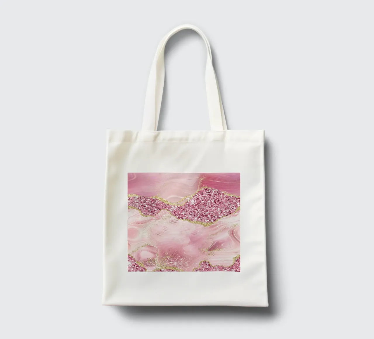 Agata Glitter Dazzle Texture 07 borsa in juta da Gemstone Textures