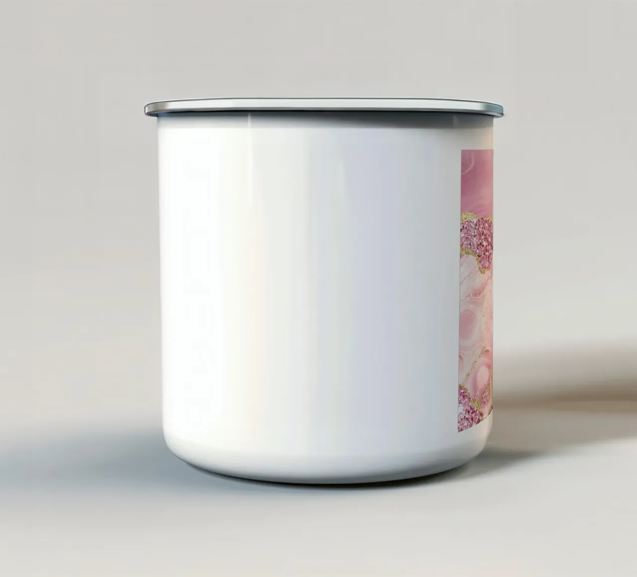 Agata Glitter Dazzle Texture 07 tazza in smalto da Gemstone Textures