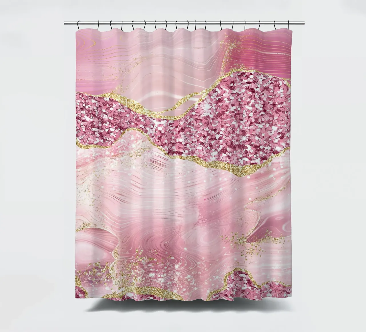 Agata Glitter Dazzle Texture 07 tenda da doccia da Gemstone Textures