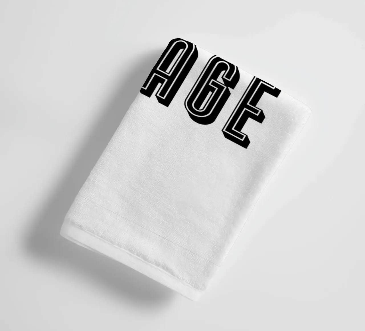 Voyage bon voyage towel by Carinaprint