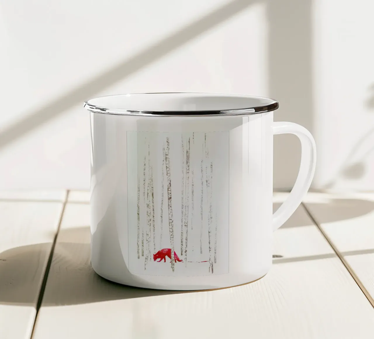 There's Nowhere to Run tazza in smalto da Róbert Farkas
