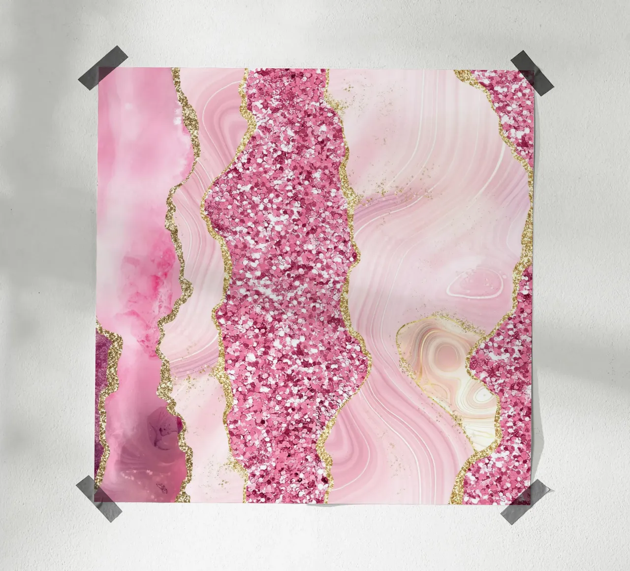 Agata Glitter Dazzle Texture 09 poster da Gemstone Textures