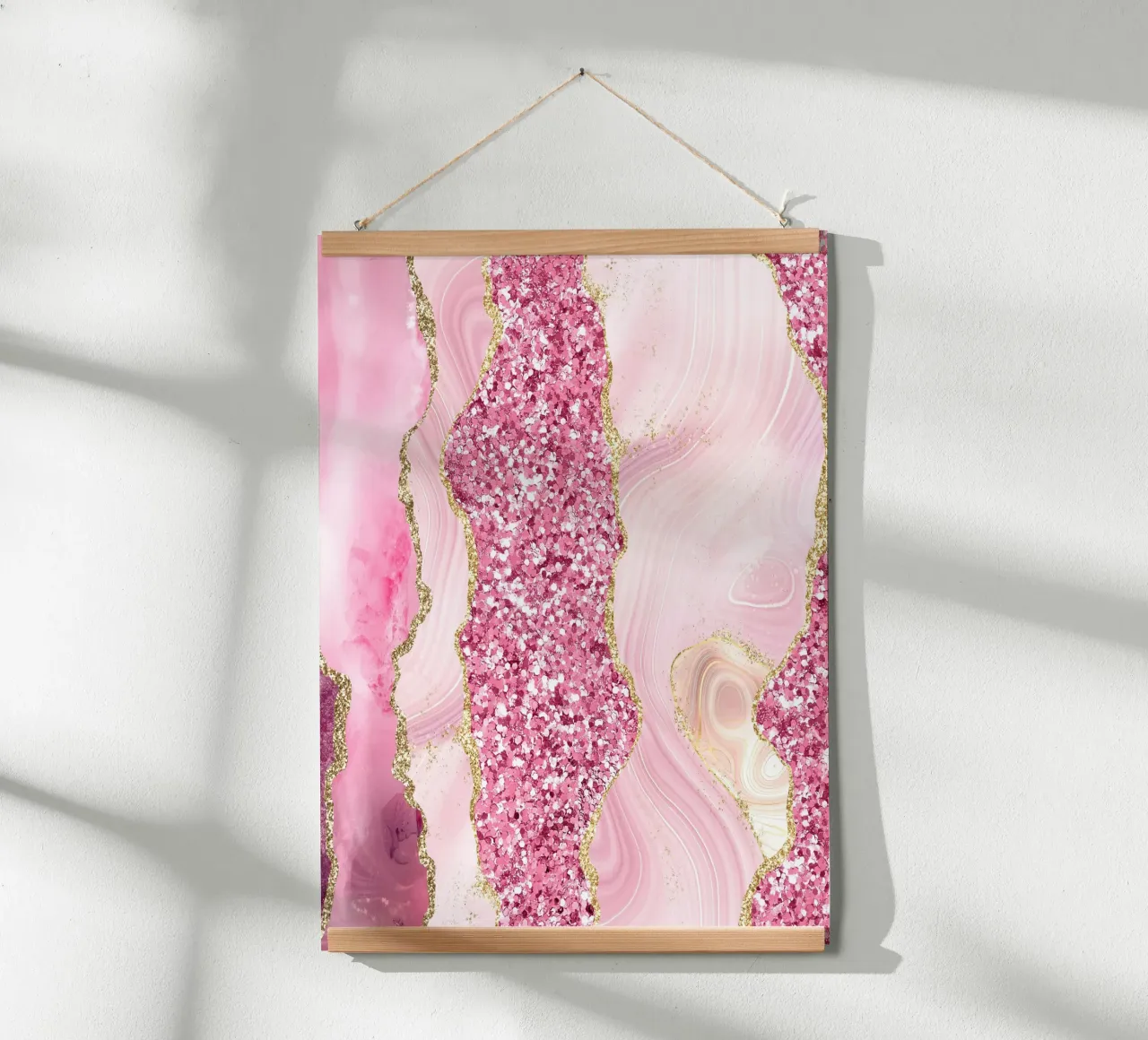 Agata Glitter Dazzle Texture 09 poster da Gemstone Textures