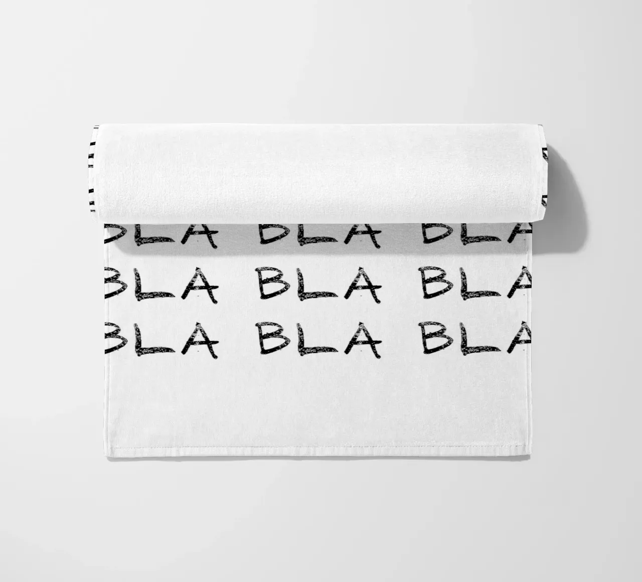bla-bla-bla b&n telo mare da Carinaprint