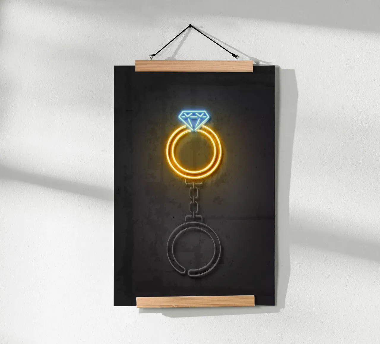 Diamond Ring poster by Octavian