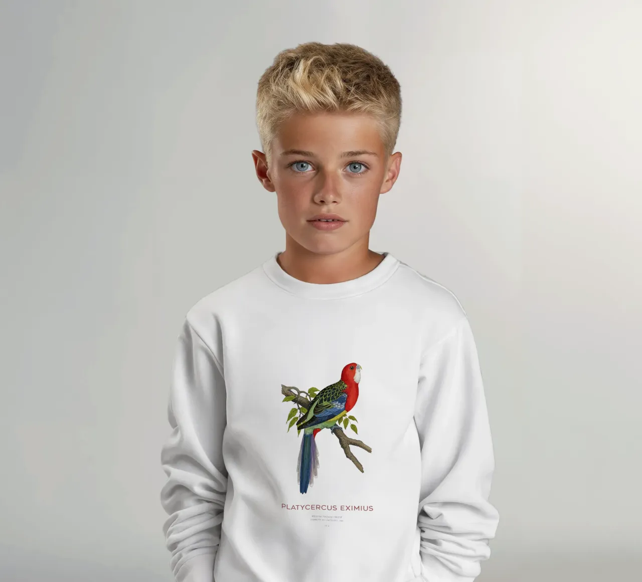 Rosella orientale o Platycercus eximius felpa bambino da Vintagrafica