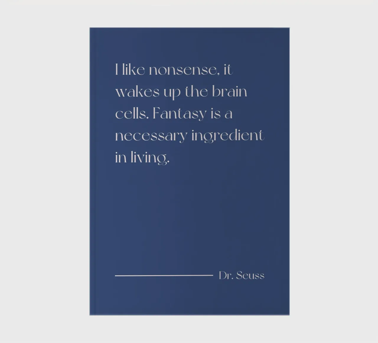 I like nonesense, it wakes up the brain quote notebook by Paigaam Studio