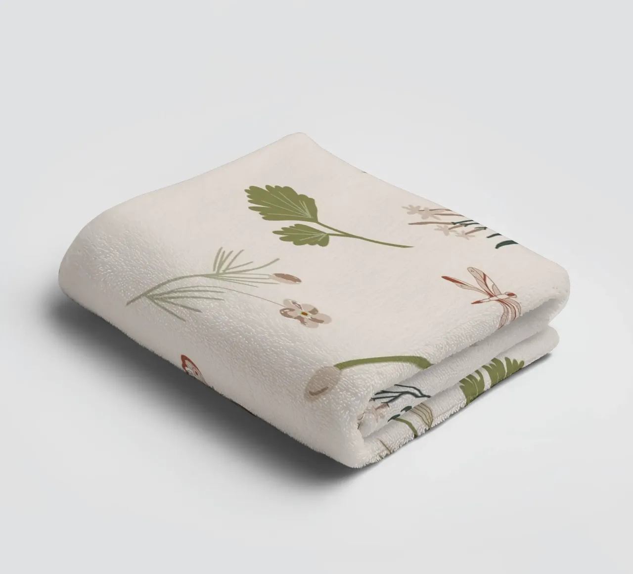 Butterflies and Botanicals asciugamano da bagno da anisillustration