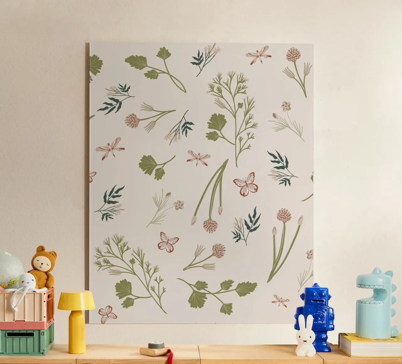 Butterflies and Botanicals plexiglass da anisillustration