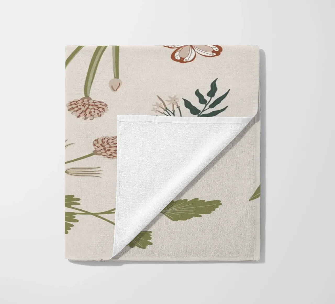 Butterflies and Botanicals telo mare da anisillustration