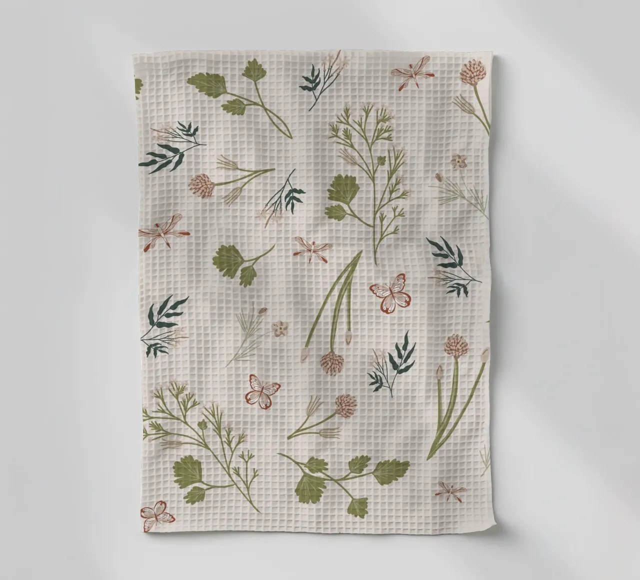 Butterflies and Botanicals canovaccio da cucina da anisillustration