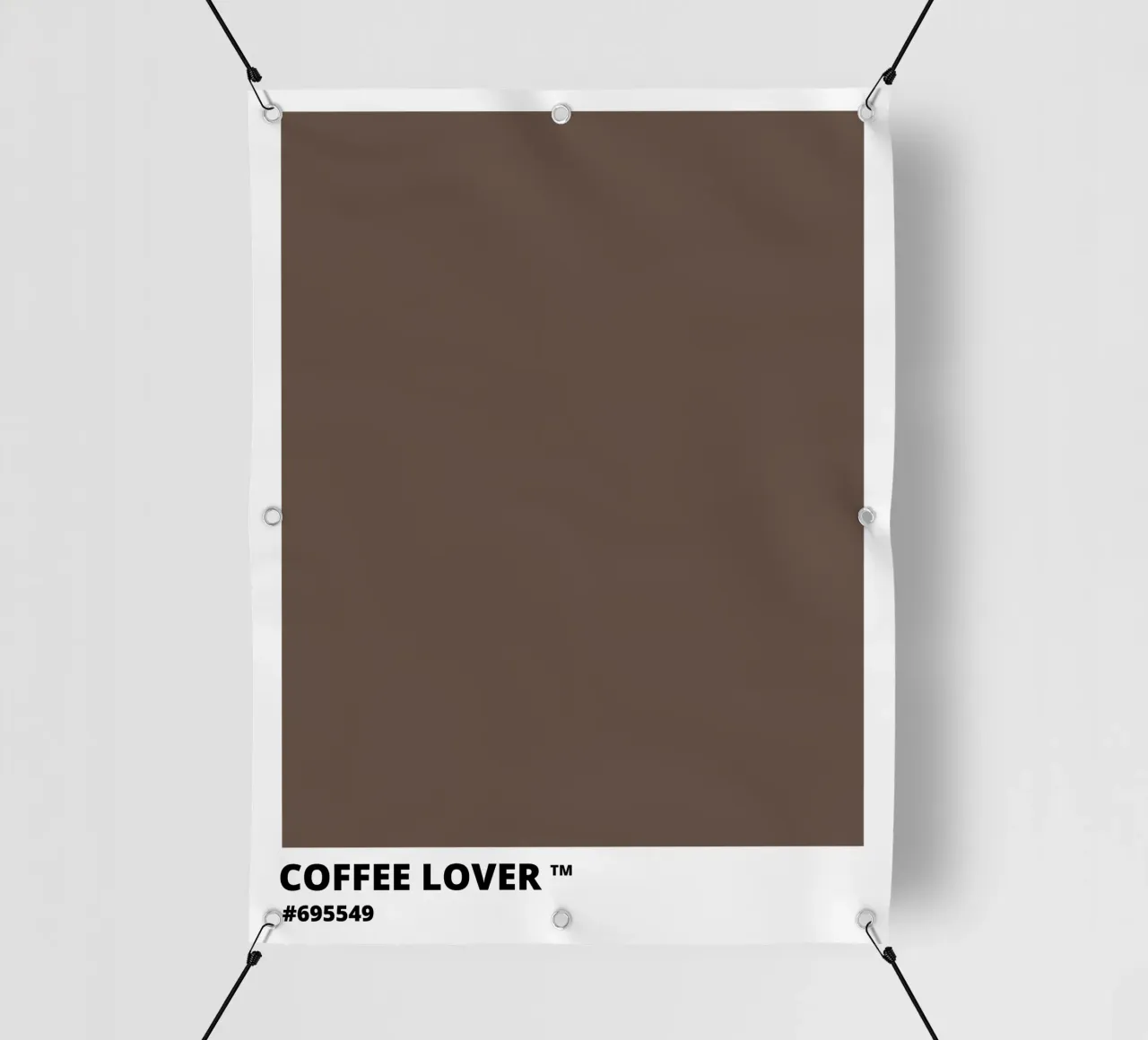 Coffee Lover Brown Color telo in pvc da Magnific