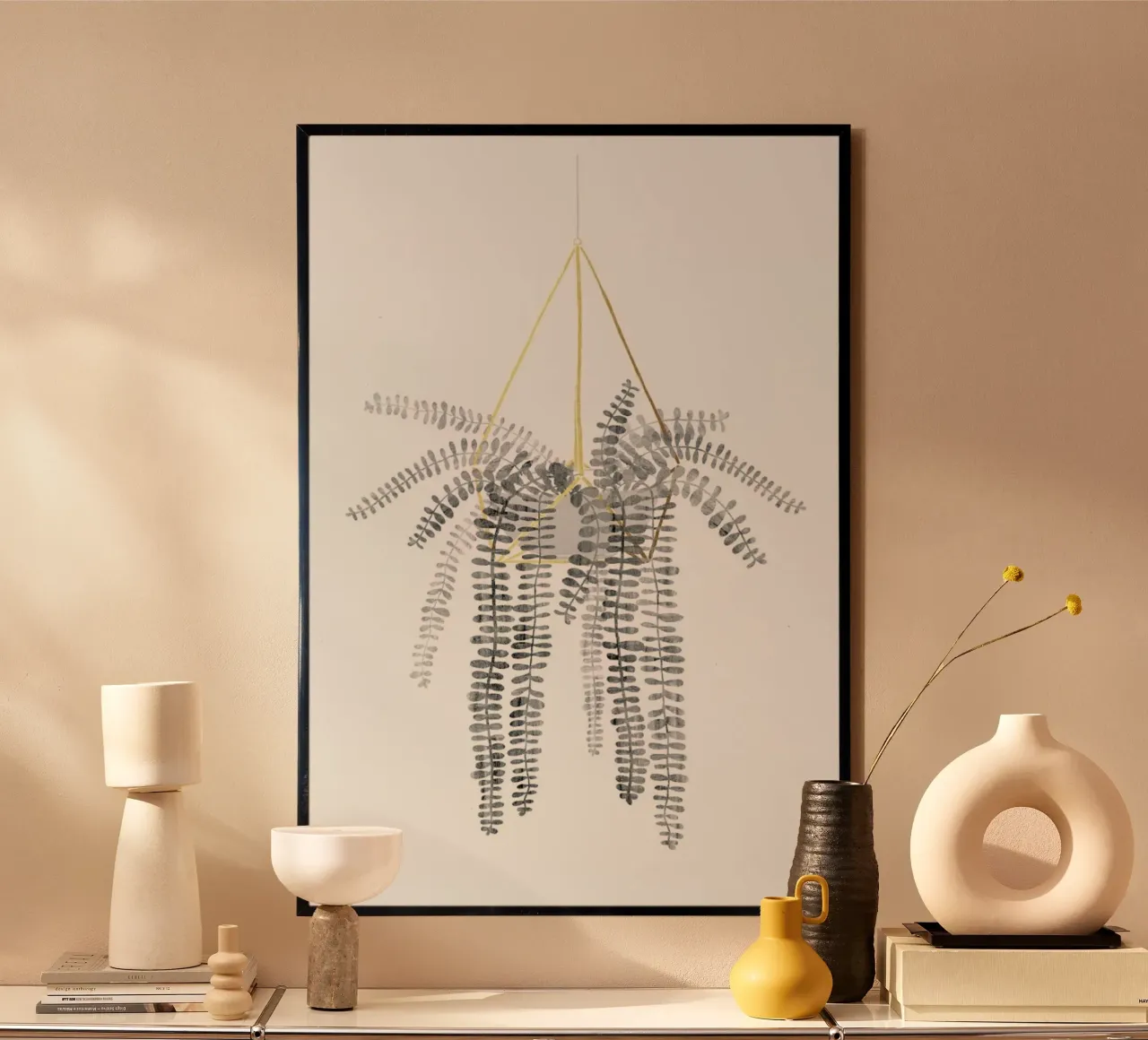 Urban Jungle No. 1 poster con telaio in plastica da typealive