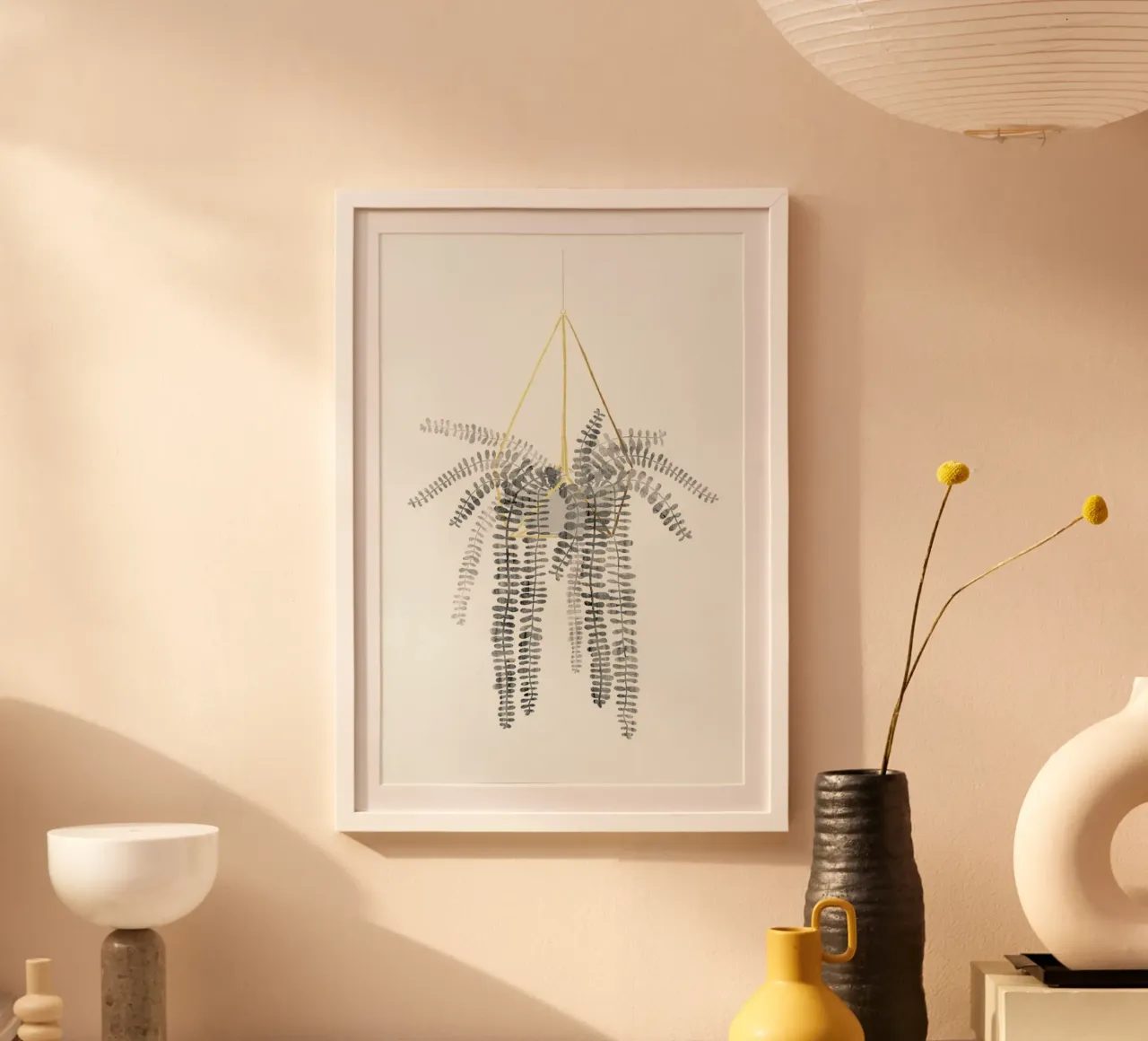 Urban Jungle No. 1 poster con telaio in plastica da typealive